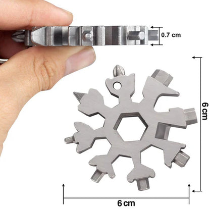 18 in 1 Multi-Purpose Snowflake Tool