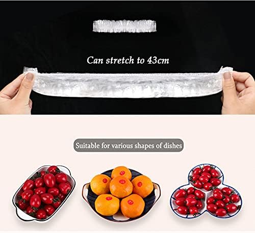 Pack Of 100 pcs Disposable Elastic Stretchable Food Cover & Multipurpose Wrap