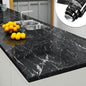 Pack of 2 Black marble Self Adhesive Waterproof Stickers