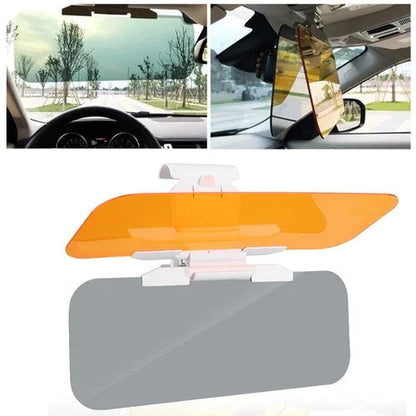 Car Sun Visor, 2 in 1 Universal Day and Night Anti-Glare Extend