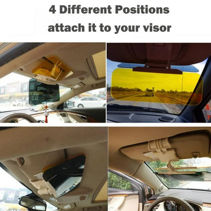 Car Sun Visor, 2 in 1 Universal Day and Night Anti-Glare Extend