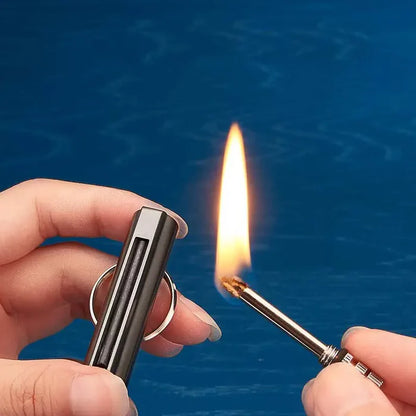 Waterproof Flint Fire Key-chain Lighter