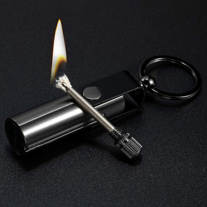 Waterproof Flint Fire Key-chain Lighter