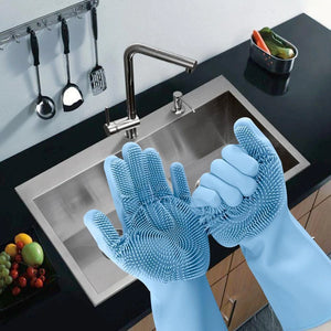 Silicone Washing Gloves