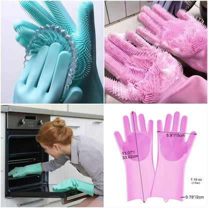 Silicone Washing Gloves