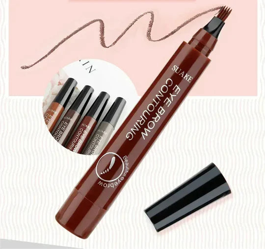 4 Point Waterproof Liquid Eyebrow Pencil Makeup For Women