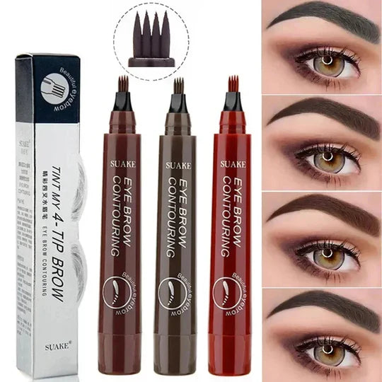 4 Point Waterproof Liquid Eyebrow Pencil Makeup For Women