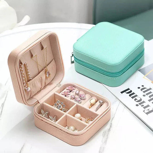 Mini Leather Jewelry Organizer